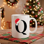 Caneca Natal Alfabeto "Iniciais Nomes" - Coleção Christmas