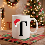 Caneca Natal Alfabeto "Iniciais Nomes" - Coleção Christmas