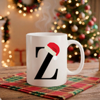 Caneca Natal Alfabeto "Iniciais Nomes" - Coleção Christmas