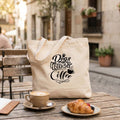 Saco Ecológico Pet Lovers "Dogs, Books e Coffee" | Tote Bag 180gm