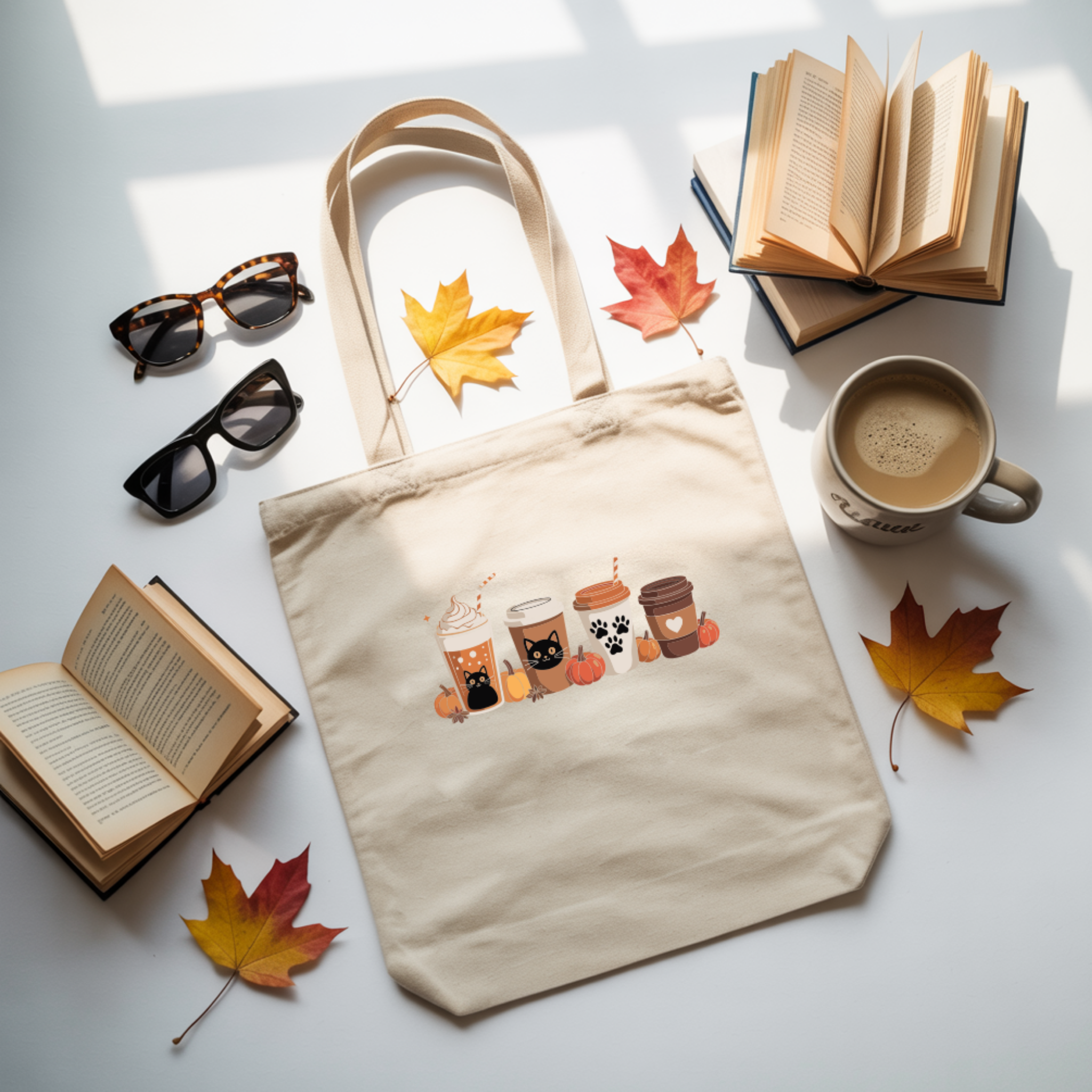 Tote Bag Halloween | Saco 100% Algodão 180g - Halloween