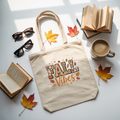 Tote Bag Autumn Fall Vibes | Saco 100% Algodão 180gm - Coleção Halloween