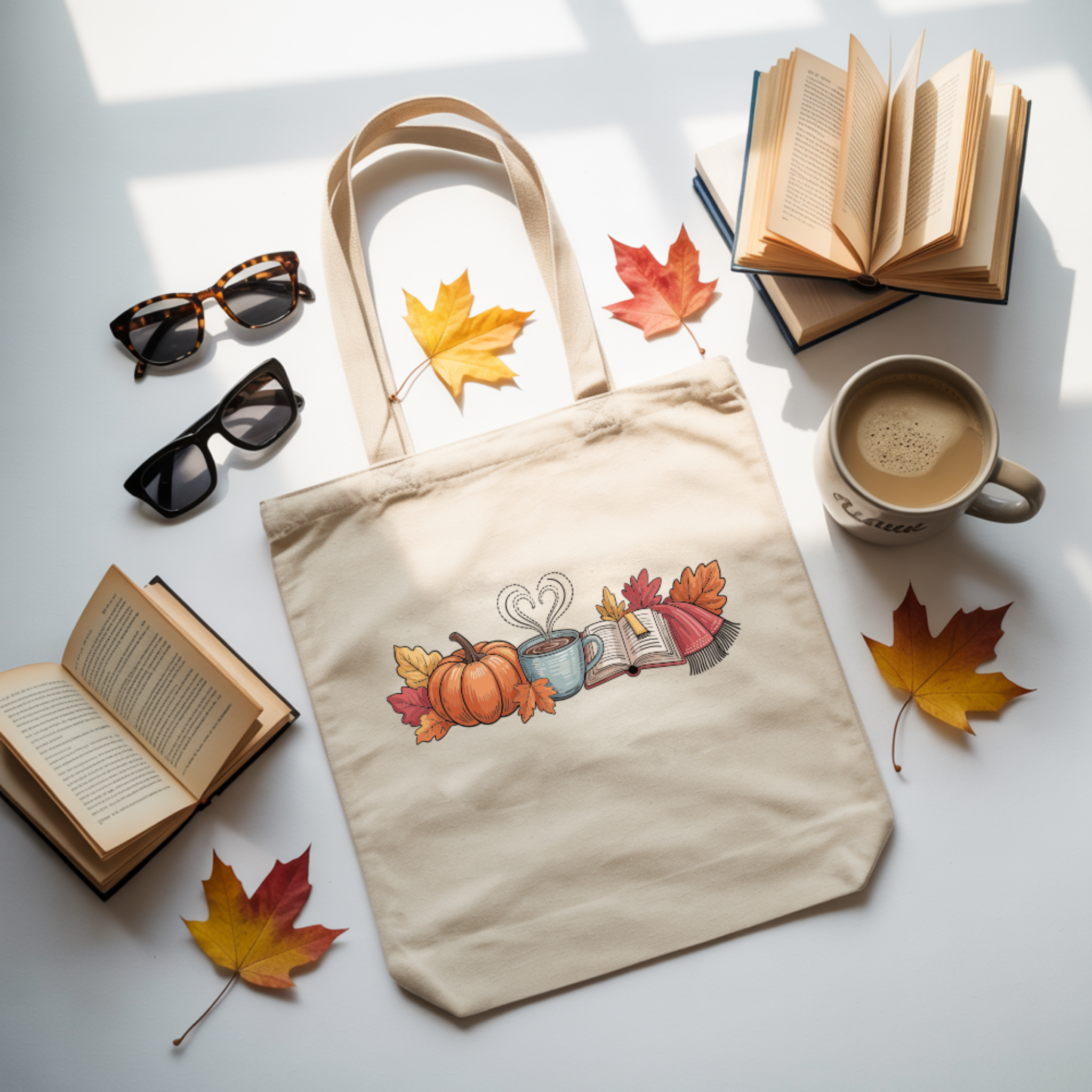Tote Bag Outono | Saco 100% Algodão 180gm - Coleção Halloween