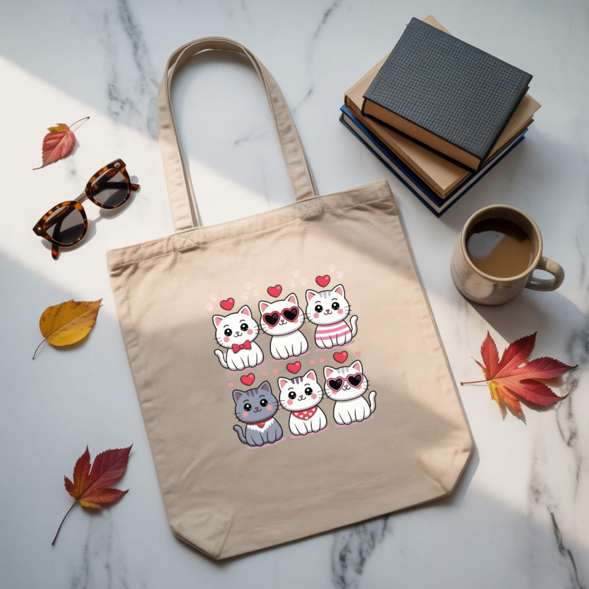 Tote Bag "Gatos" | Saco Ecológico 180gm - Gatos