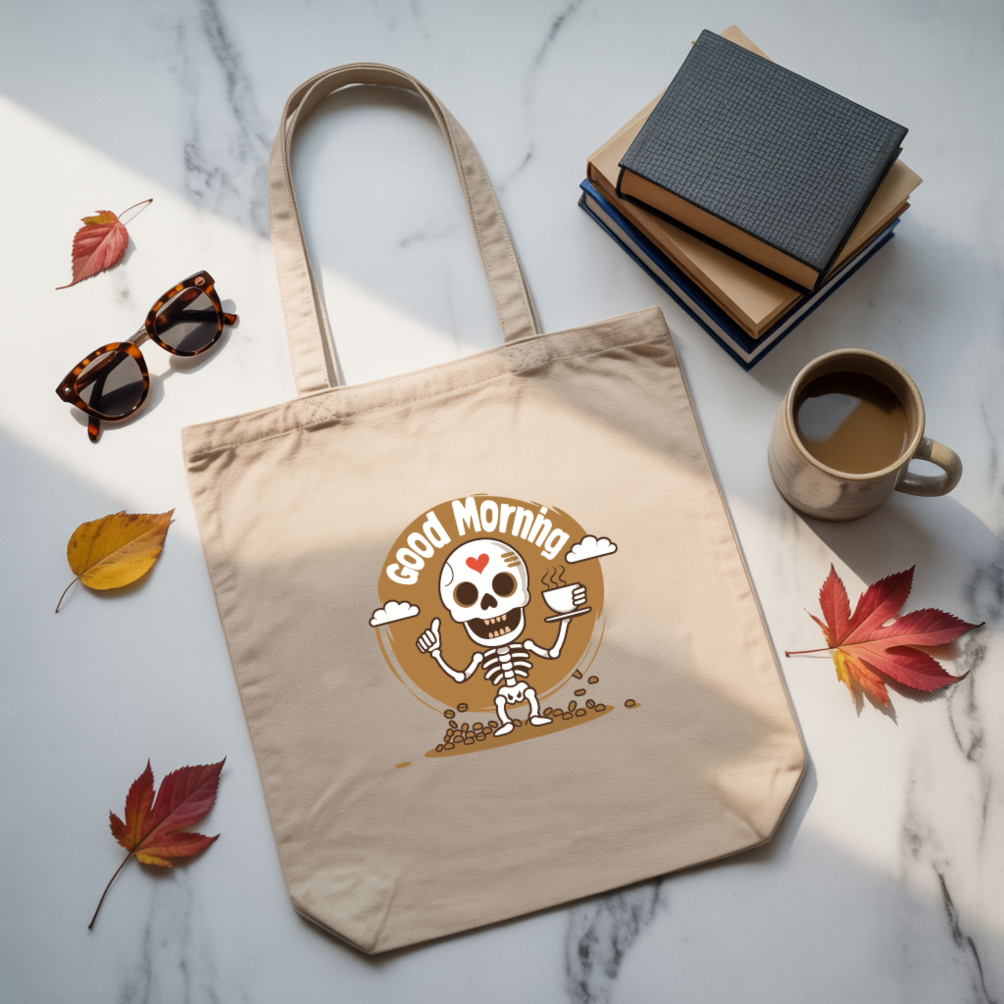 Tote Bag - Good Morning | Saco 100% Algodão 180g - Coleção Halloween