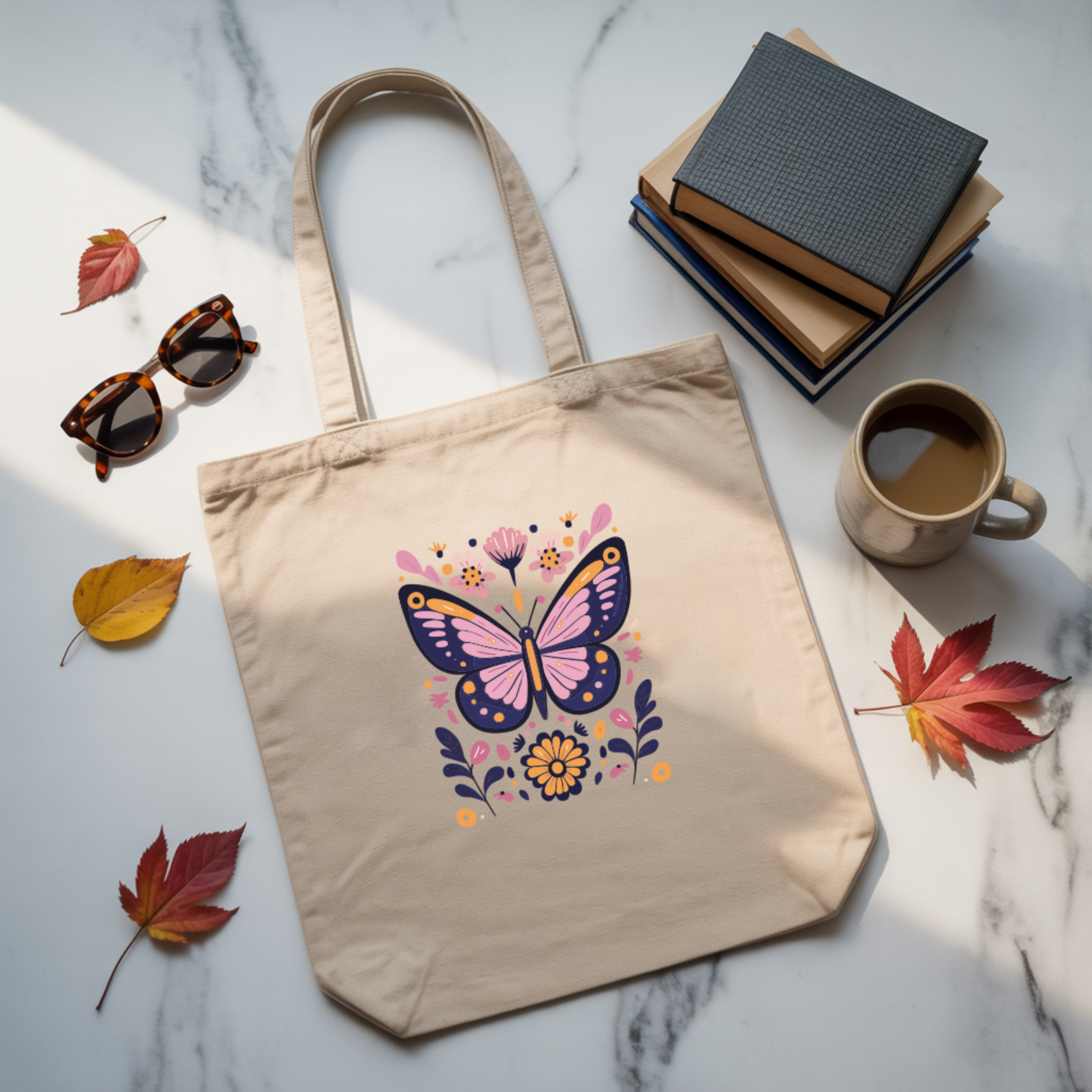 Tote Bag "Butterfly" | Saco Algodão 180g