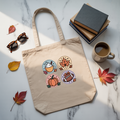 Tote Bag Outono - Autumn | Saco 100% Algodão 180g - Coleção Halloween