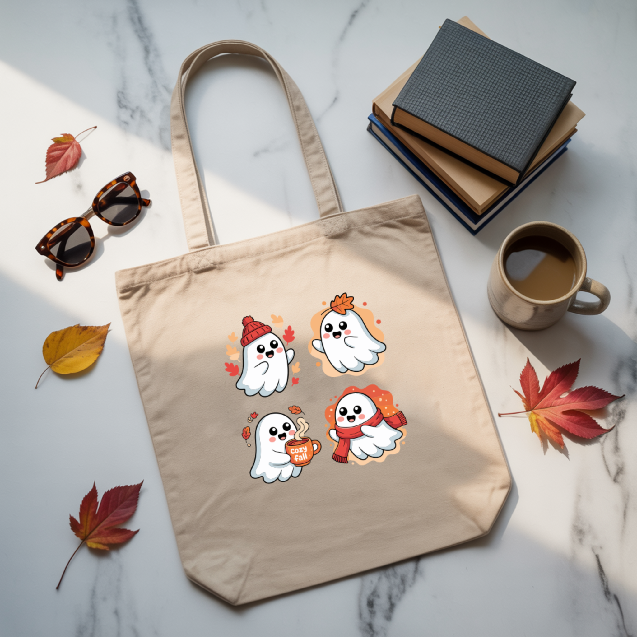 Tote Bag Autumn - Outono | Saco 100% Algodão 180g - Coleção Halloween