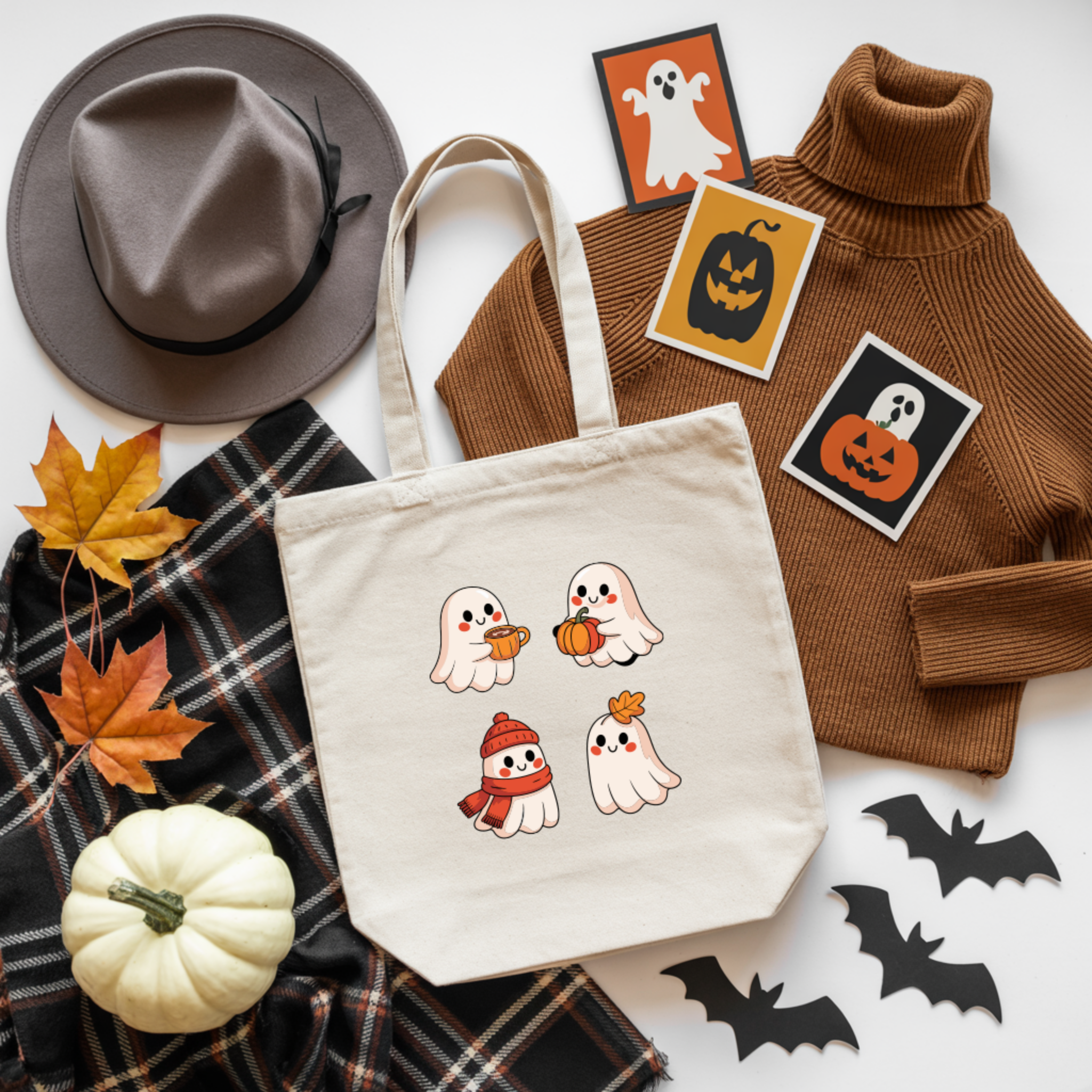 Tote Bag Halloween - Autumn | Saco Algodão 180g | Halloween