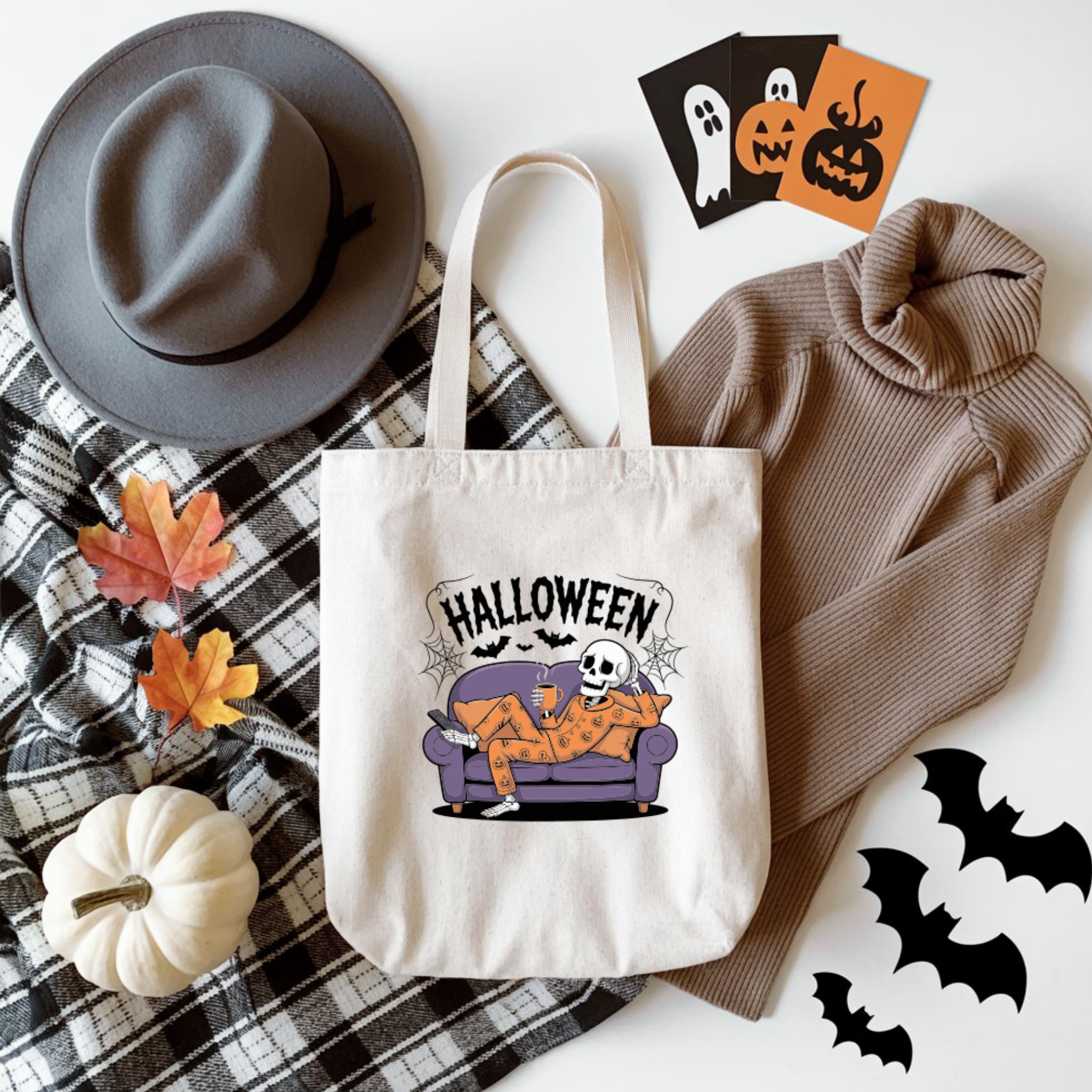 Tote Bag Halloween | Saco Algodão 180g | Ecobag