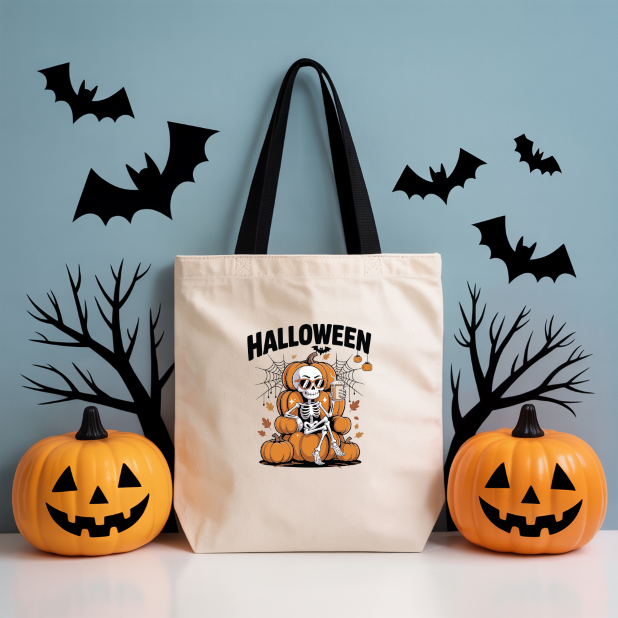 Tote Bag "Halloween"| Saco Algodão 180g Halloween