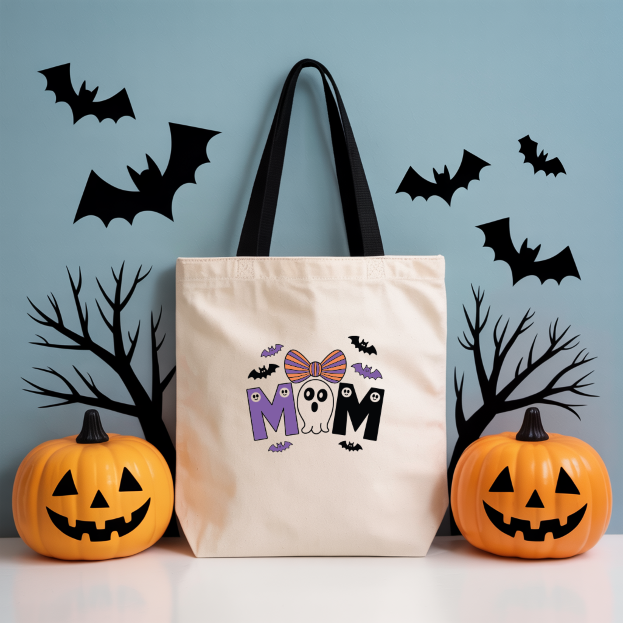 Tote Bag "Halloween" Mom | Saco Algodão Halloween 180g