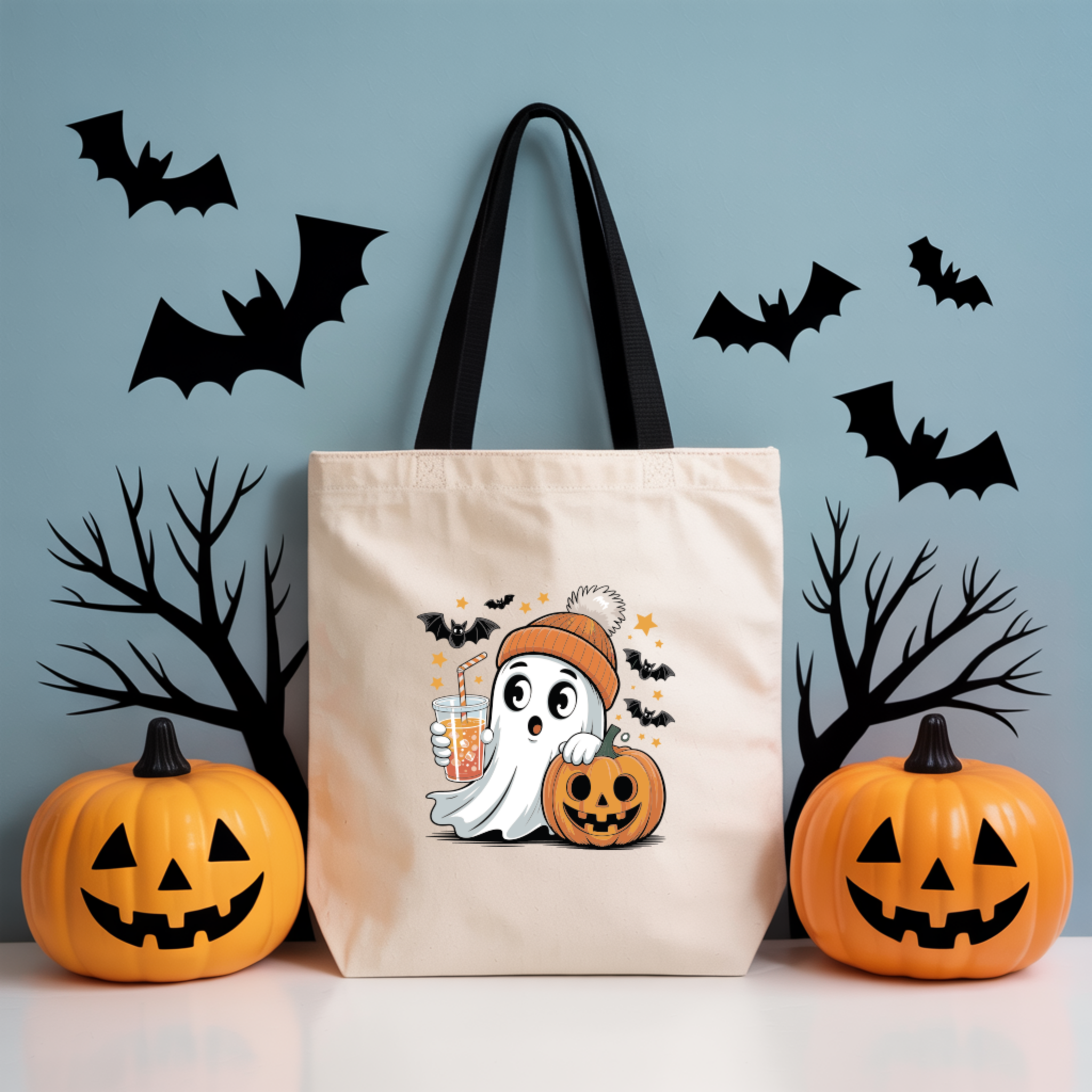 Tote Bag "Halloween"  | Saco Algodão Halloween 180gm