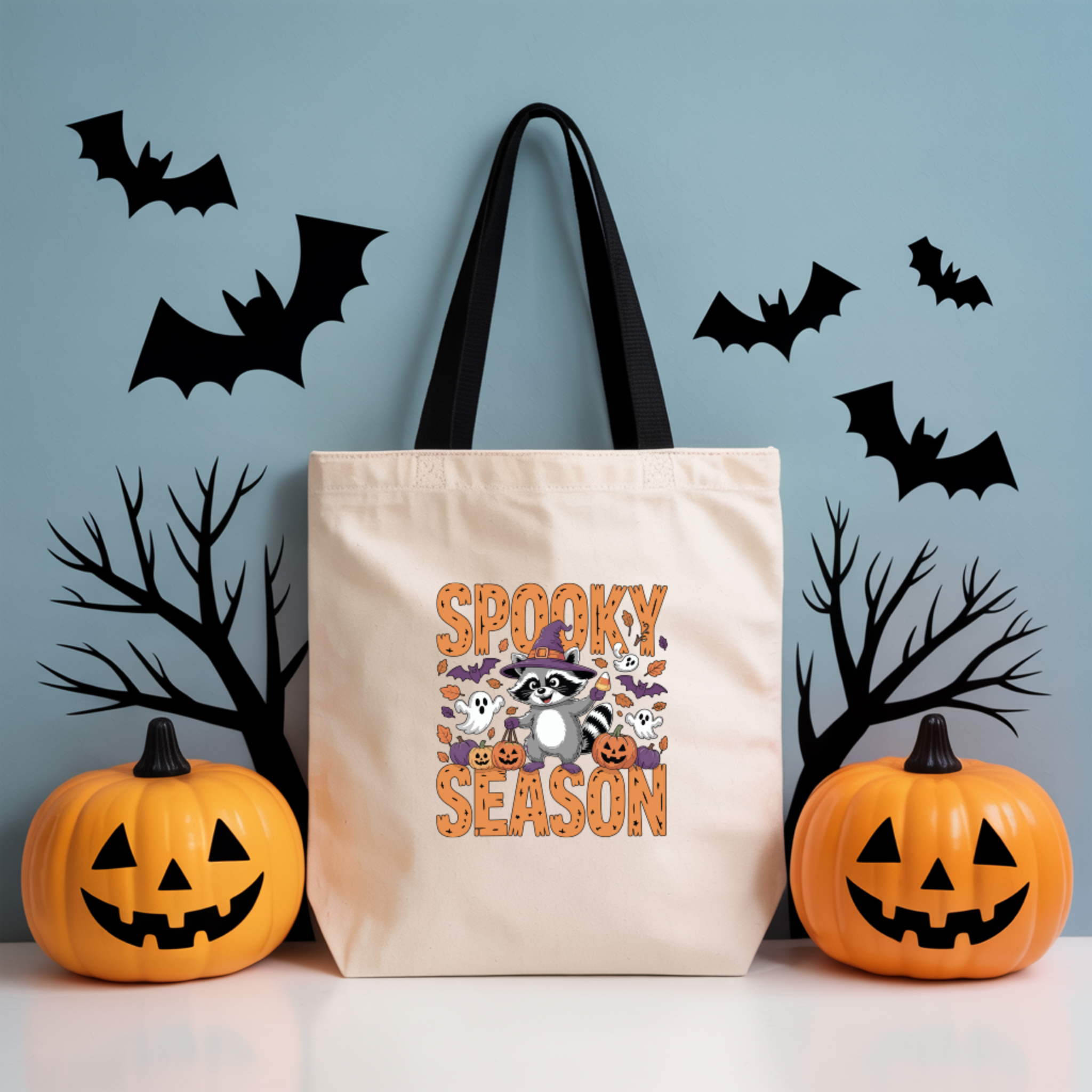 Tote Bag "Halloween" Spooky season | Saco Algodão Halloween 180gm