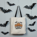 Tote Bag "Happy Halloween"  | Saco 100% Algodão 180g  | Coleção Halloween