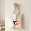 Tote Bag Pet Lovers "Cachorro óculos" | Saco Ecológico 180gm - Dogs
