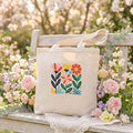Tote Bag Floral "Flores" | Saco Algodão 180g - Coleção Florais