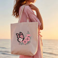 Tote Bag "Borboleta" | Saco Algodão 180g - Coleção Florais