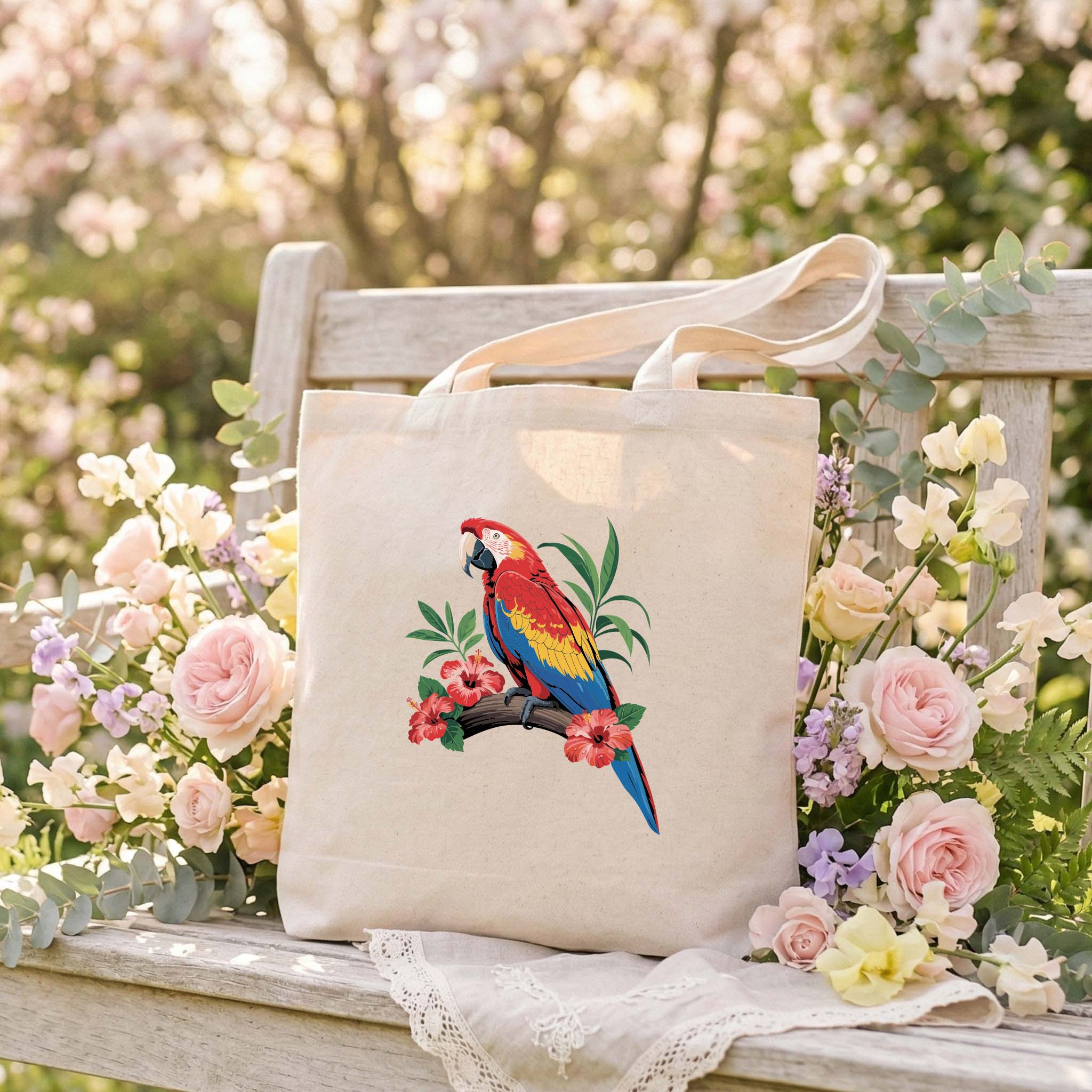 Tote Bag "Arara" | Saco Algodão 180g