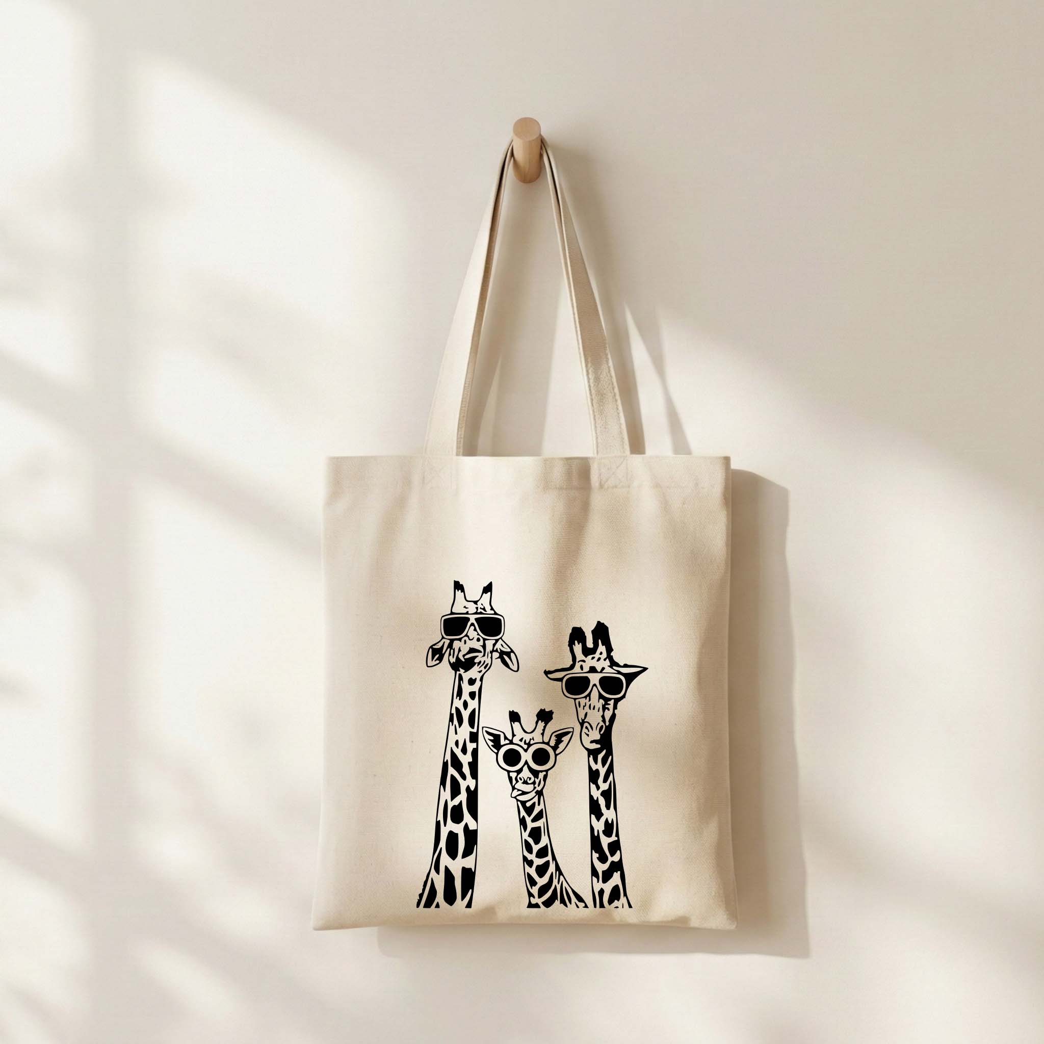 Tote Bag "Girafas" | Saco Algodão 180g - Ecobags
