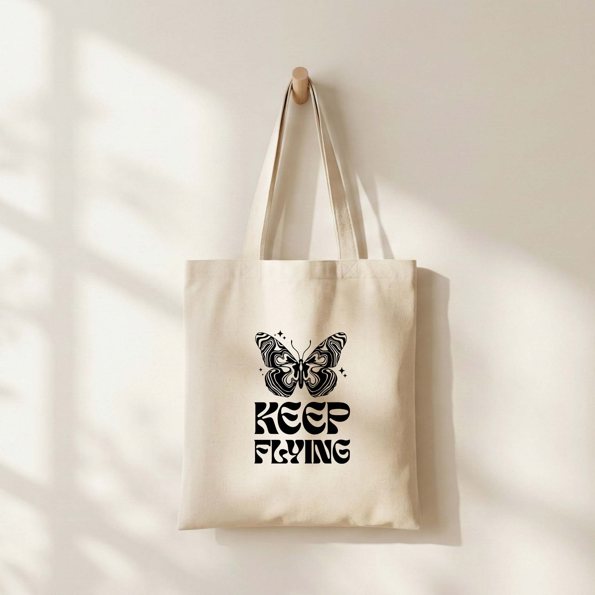 Tote Bag "Keep Flying" | Saco Algodão 180g - Ecobags