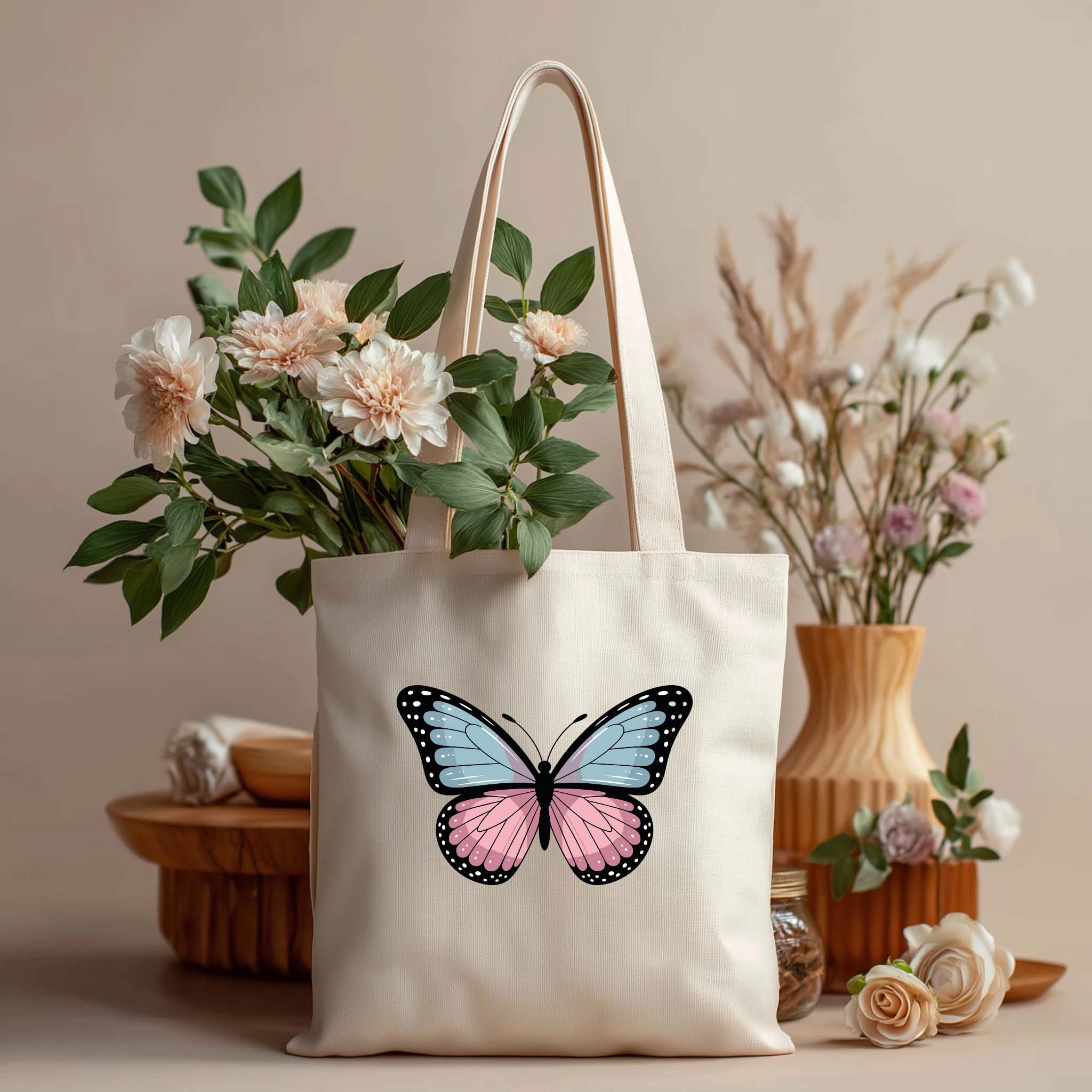 Tote Bag "Borboleta" | Saco Algodão 180g