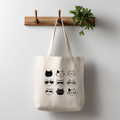 Tote Bag "Cats" | Saco Ecológico 180g