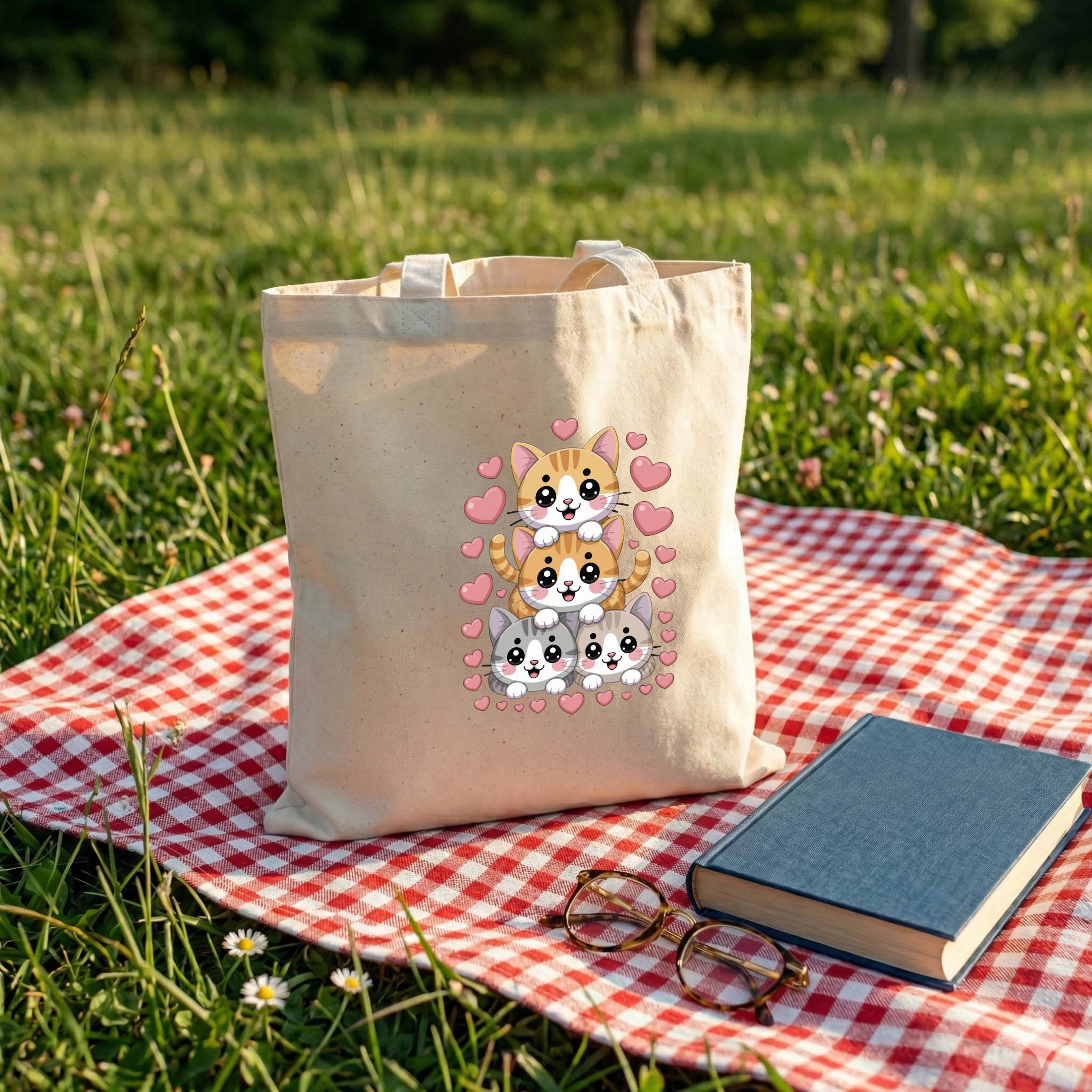 Tote Bag Cats | Saco Ecológico 180g - Ecobag