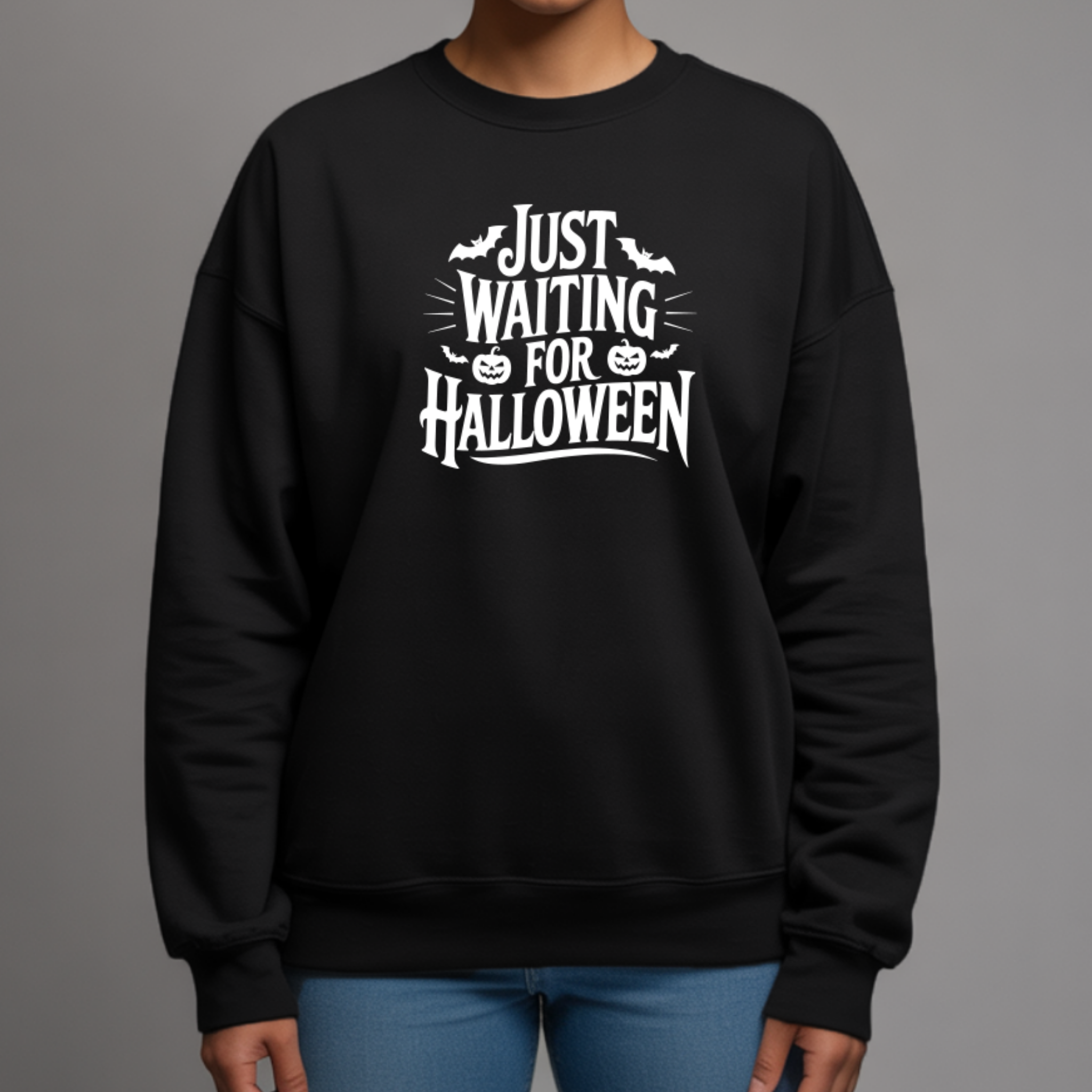 Camisola Just Waiting for Halloween | Sweatshirt Premium