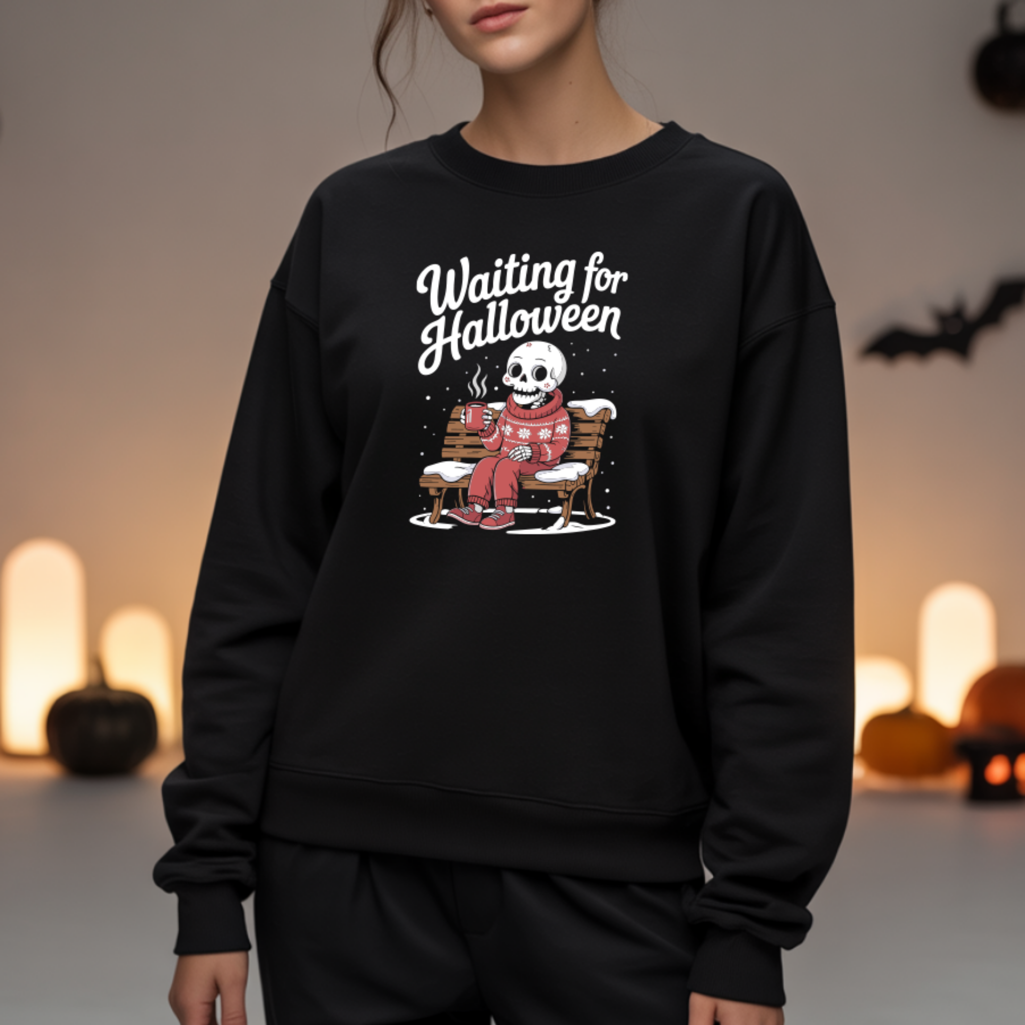 Camisola Waiting for Halloween | Sweatshirt Premium