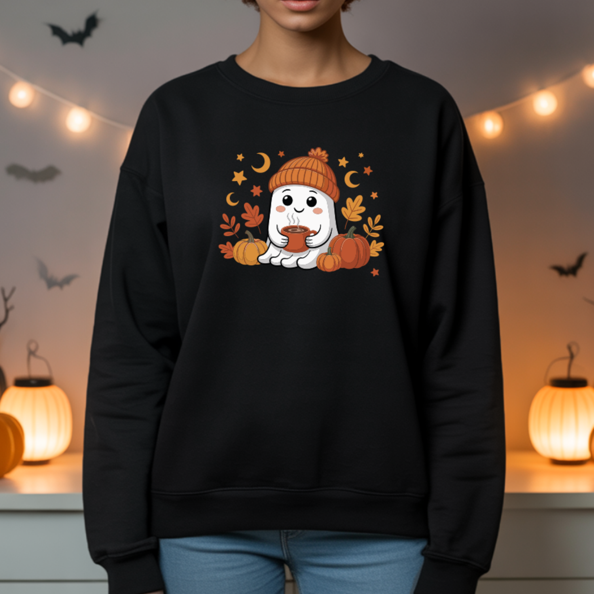 Camisola Halloween Coffee | Sweatshirt Premium - JM Collection