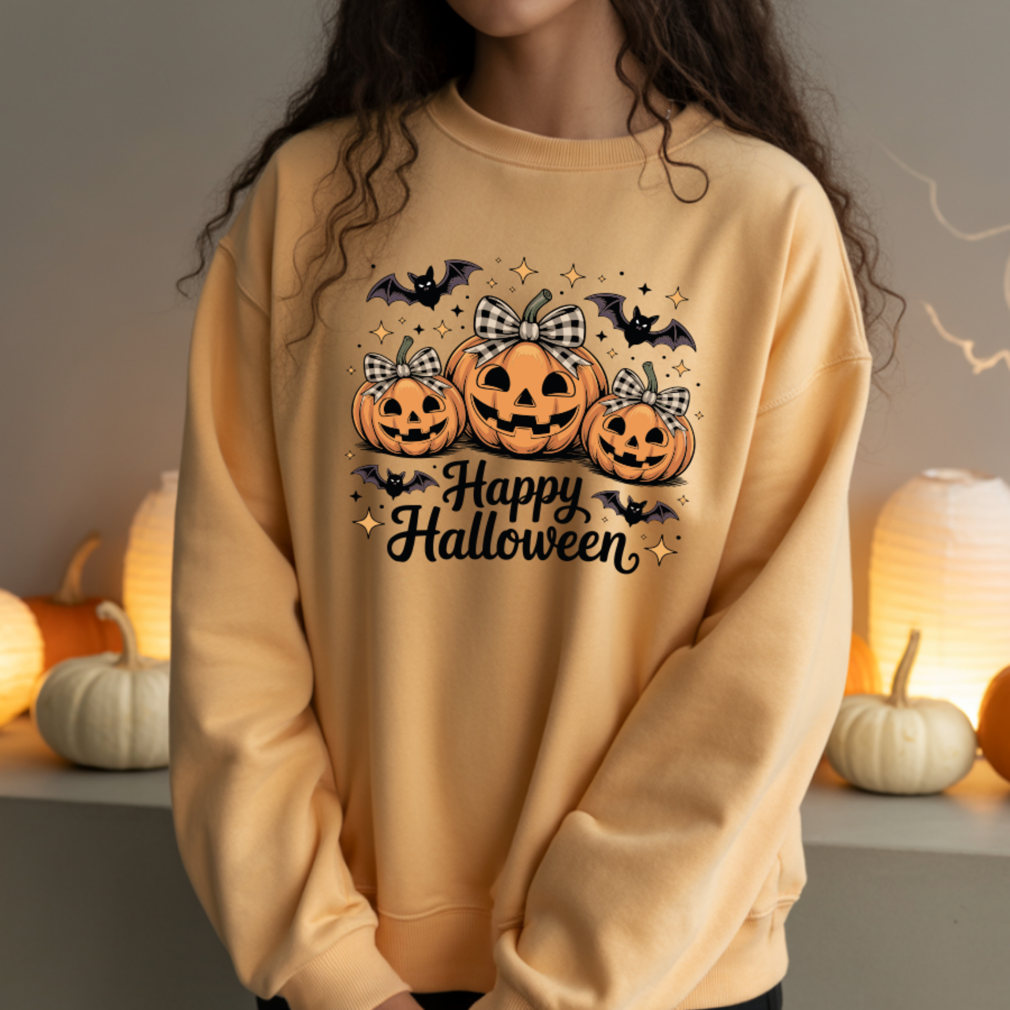 Camisola Happy Halloween | Sweatshirt Premium | Coleção Halloween