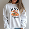 Camisola "Fall in love with reading" | Coleção Halloween | Sweatshirt Premium
