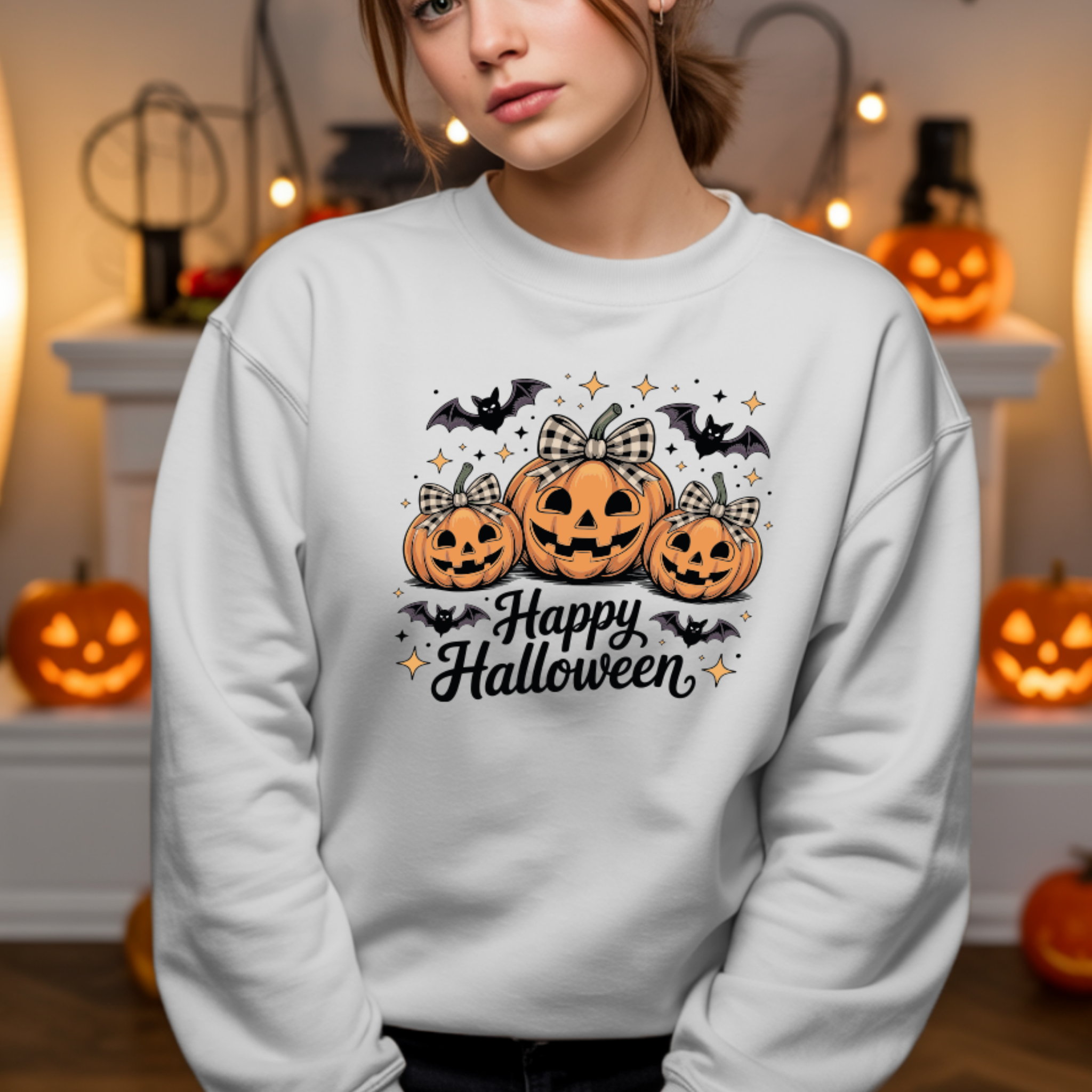 Camisola Happy Halloween | Sweatshirt Premium | Coleção Halloween