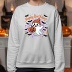 Camisola Happy Birthday Halloween | Sweatshirt Premium | Coleção Halloween