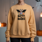 Camisola "Batty for Books" | Coleção Halloween | Sweatshirt Premium