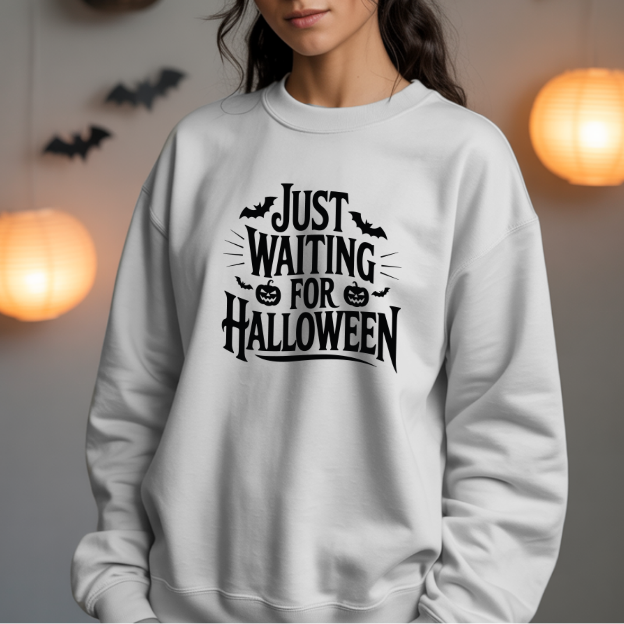Camisola Just Waiting for Halloween | Sweatshirt Premium