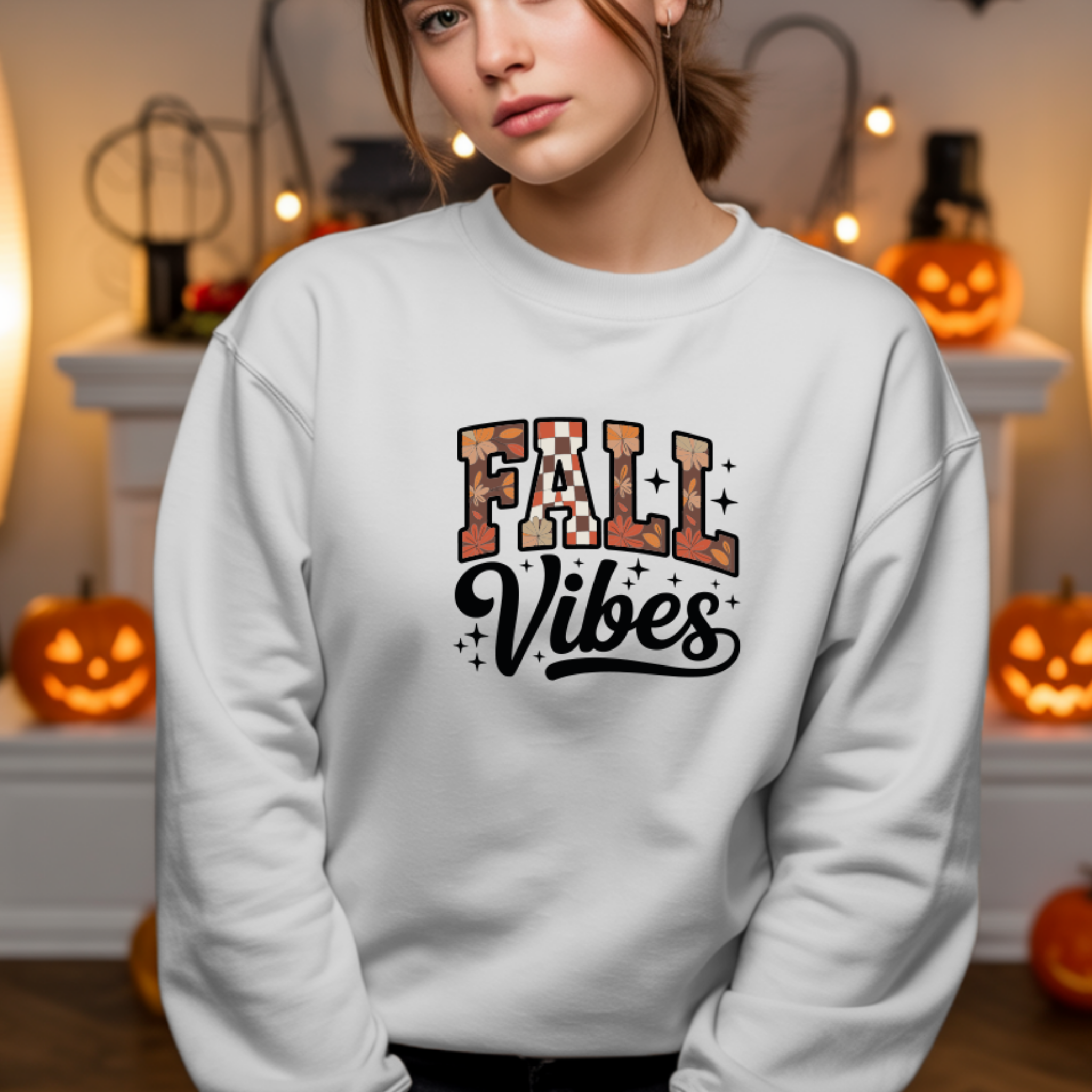 Camisola "Fall Vibes" | Coleção Halloween | Sweatshirt Premium