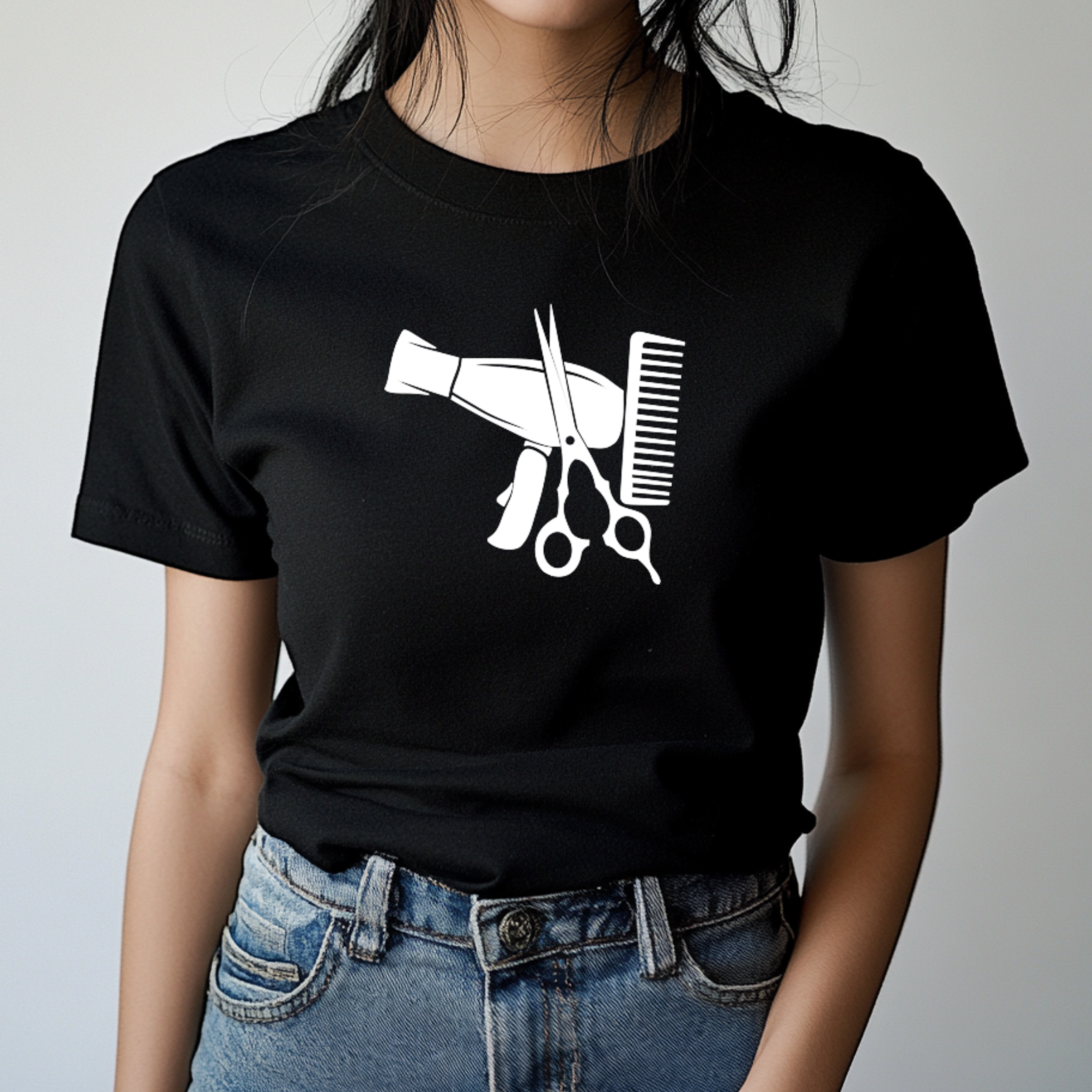 T-shirt Hairstylist Cabeleireira - Coleção Profissões