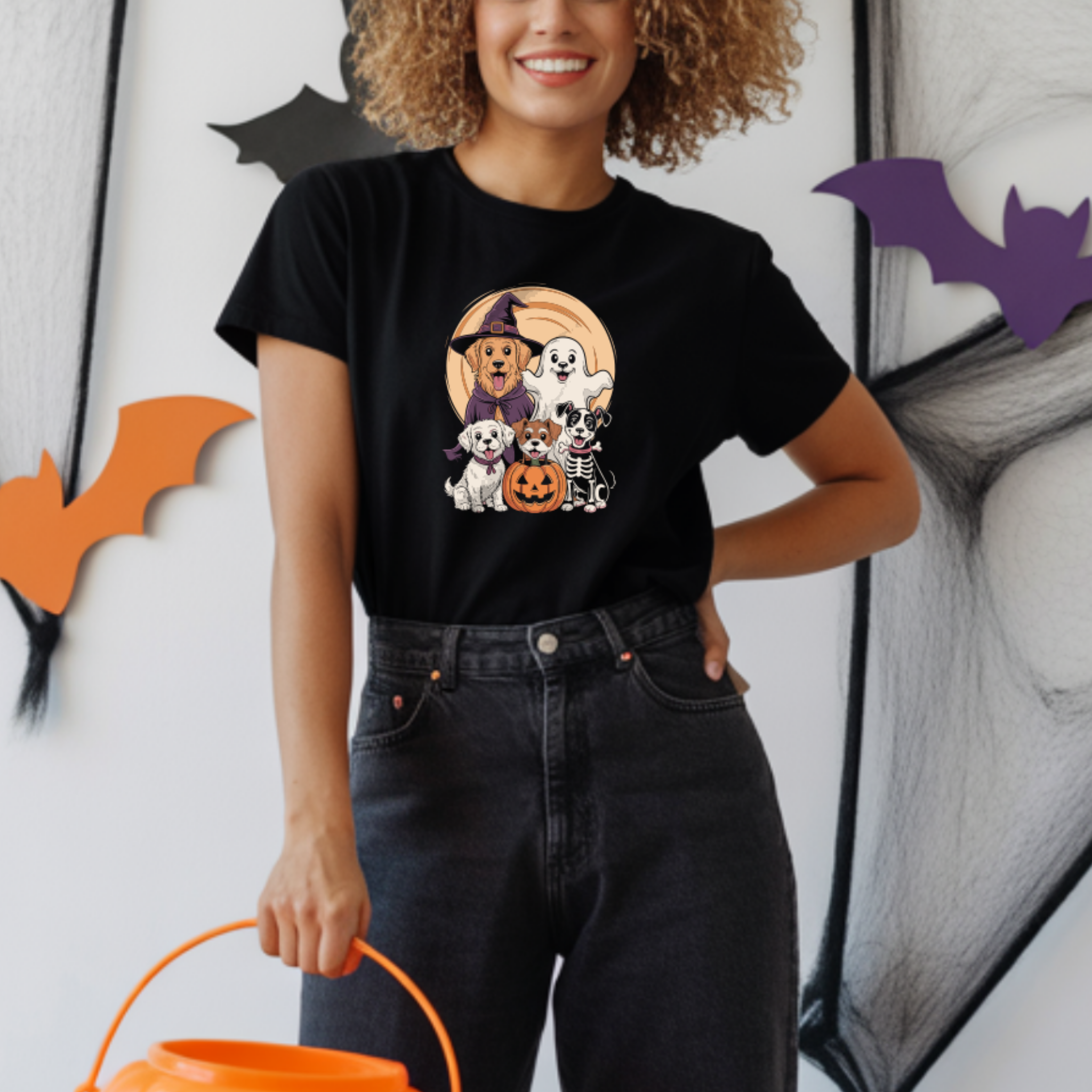 T-shirt Halloween - Dogs - 100% Algodão - JM Collection