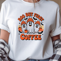 T-shirt Halloween - BOO but first Coffee - 100% Algodão - JM Collection