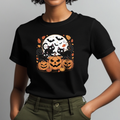 T-shirt Halloween Cats - 100% Algodão - JM Collection