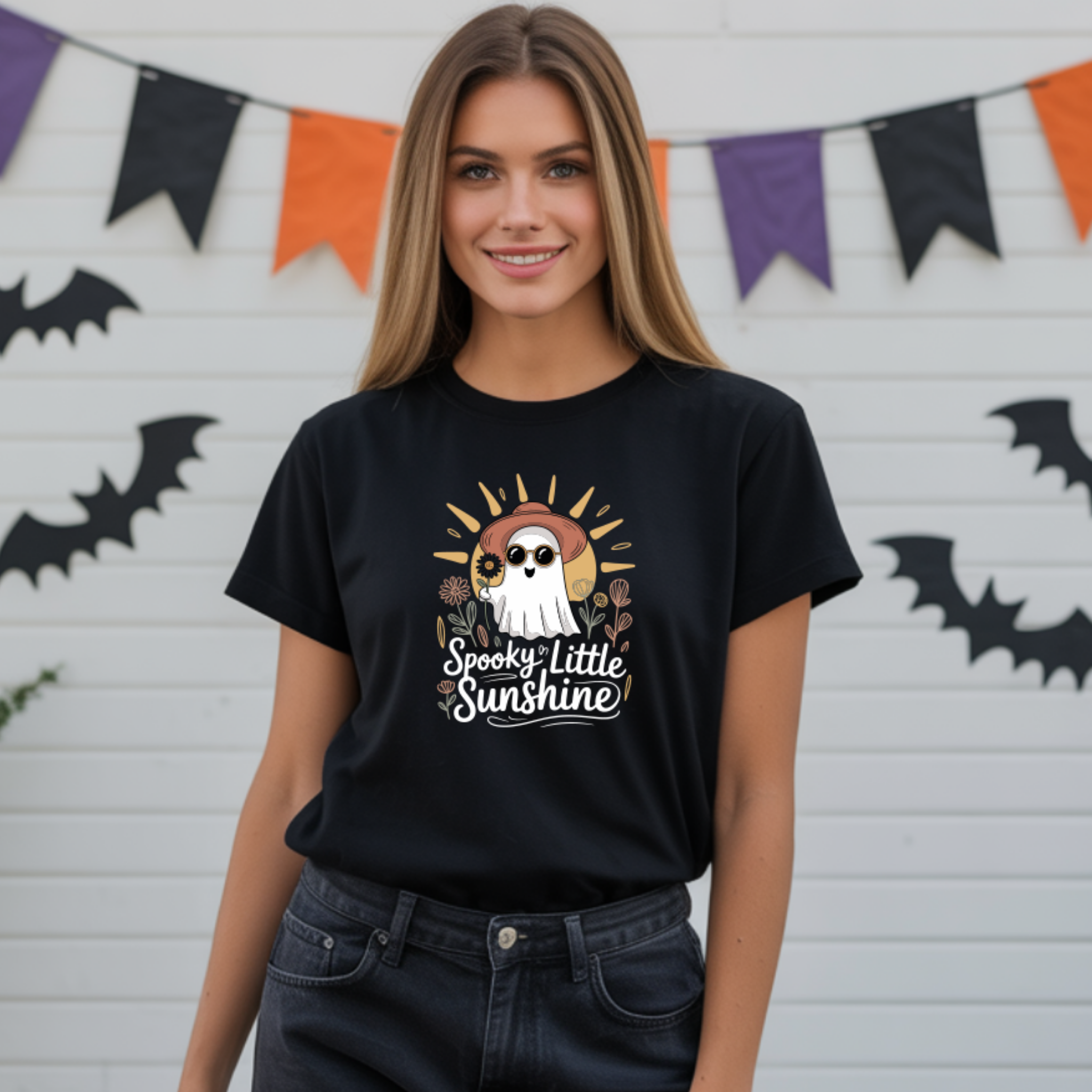 T-shirt Halloween Sol - 100% Algodão - JM Collection
