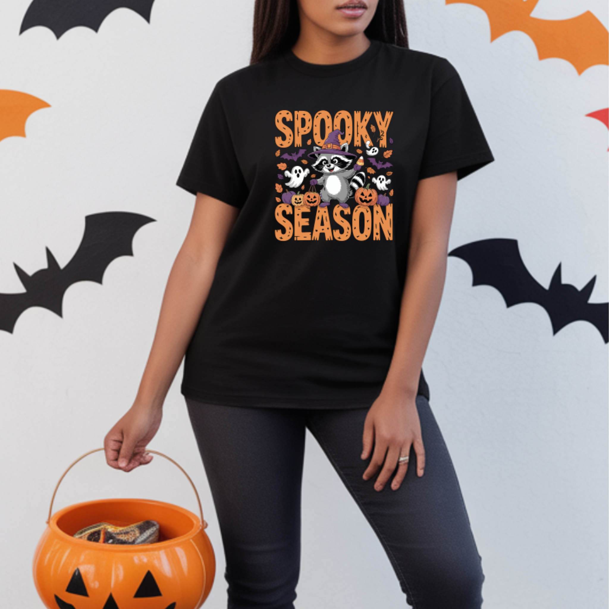 T-shirt Halloween - Spooky Season - 100% Algodão