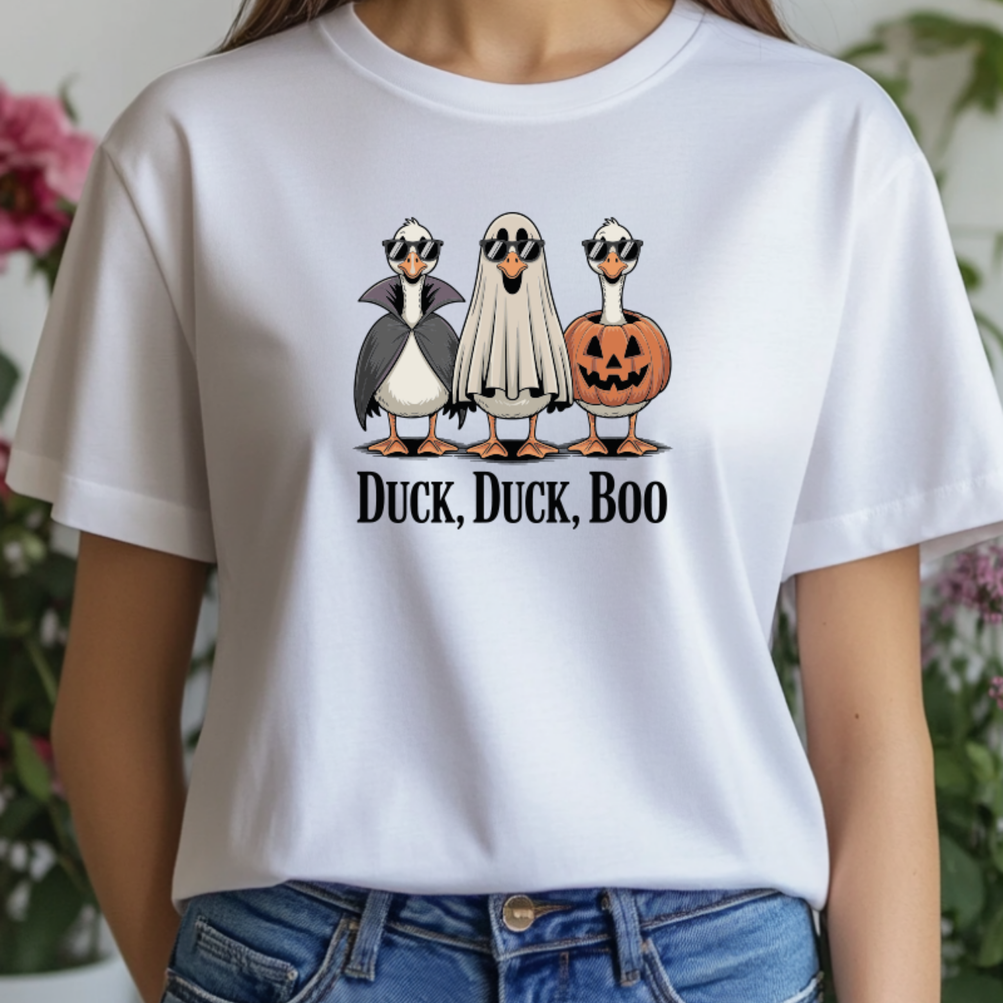 T-shirt Boo Halloween - JM Collection - 100% Algodão