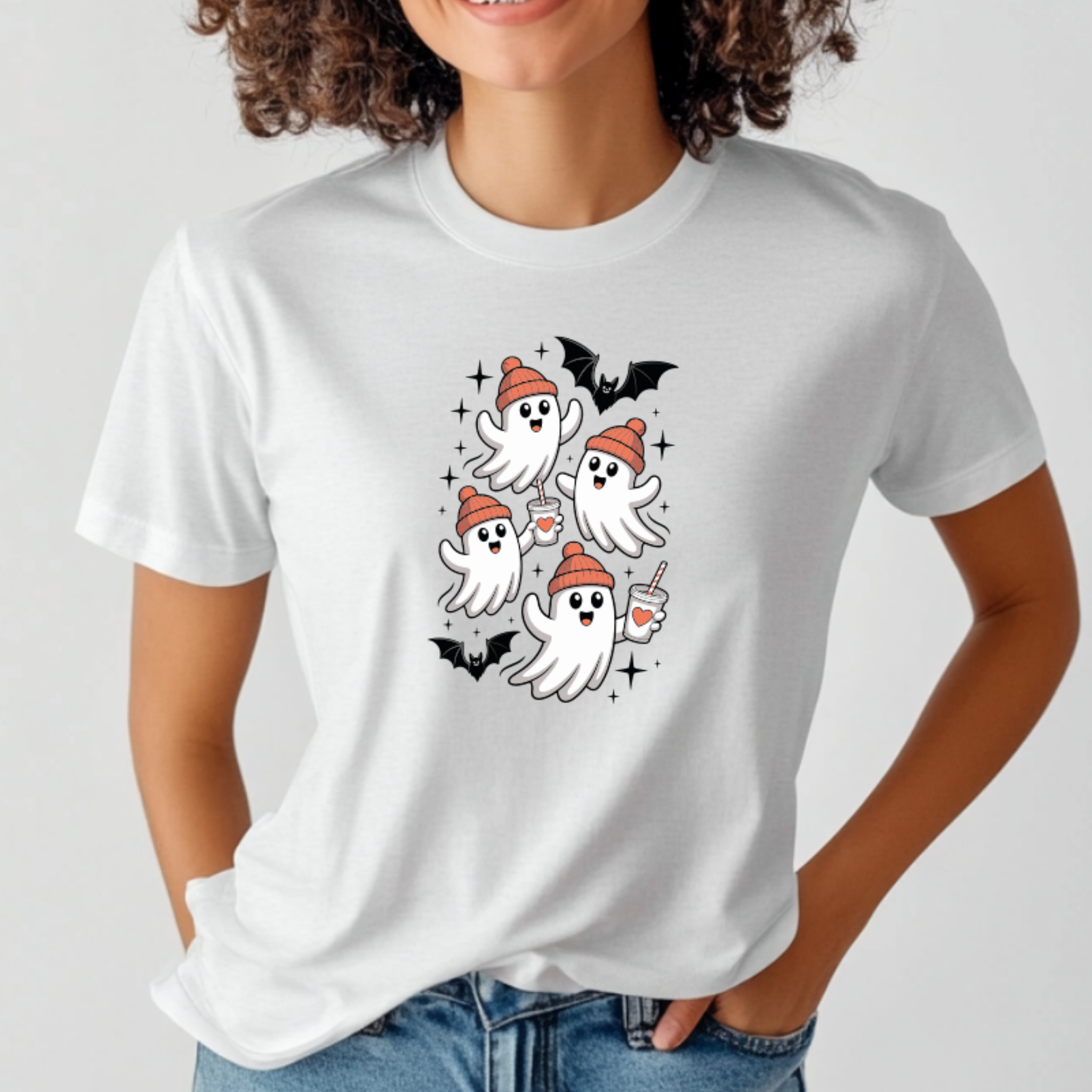 T-shirt Halloween - JM Collection - 100% Algodão