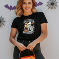 T-shirt Halloween - Just Waiting for Halloween - 100% Algodão