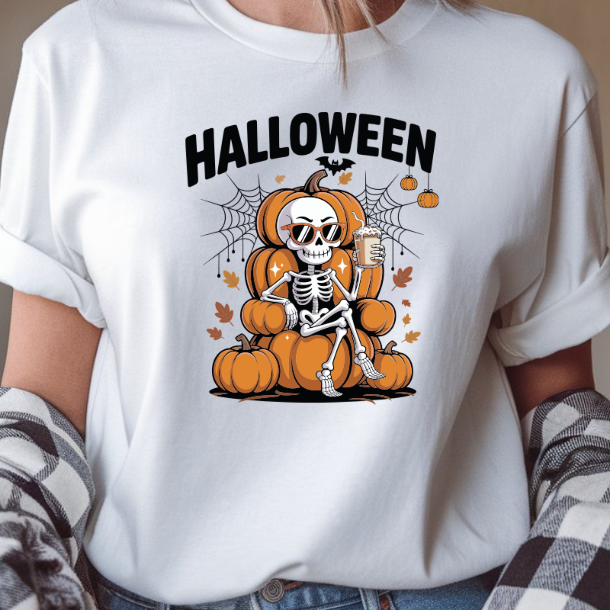 T-shirt Halloween - JM Collection - 100% Algodão - Coleção Halloween