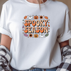 T-shirt Spooky Season Halloween - 100% Algodão - Coleção Halloween