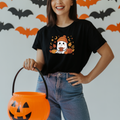 T-shirt Halloween - Coffee - 100% Algodão
